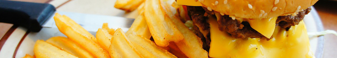 Eating Burger at Kincaid's Hamburgers restaurant in Southlake, TX.
